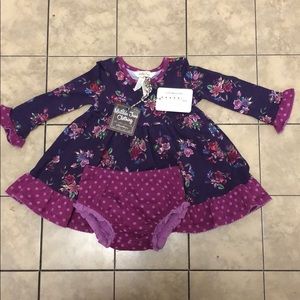 Matilda Jane dress and diaper cover 6-12 month NWT